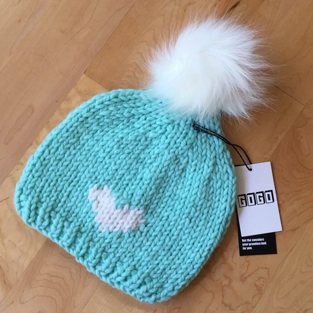 GOGO Women's Heart Toque Beanie Hat